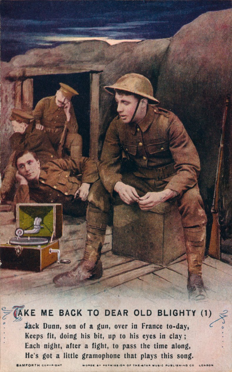 أعدني إلى عزيزي Old Blighty 1 ، c1916. بواسطة غير معروف