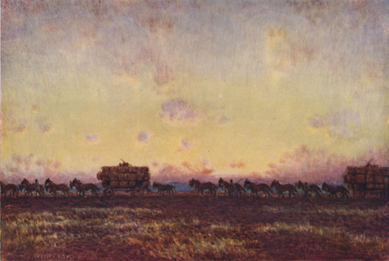 نقل الصوف إلى السوق ، 1923. بواسطة غير معروف