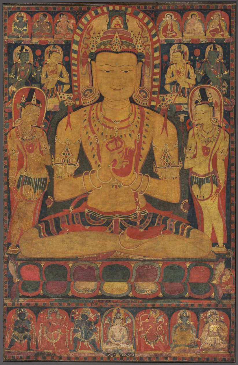 التانترا بوذا Vairochana ، ج. 1150-1200. بواسطة غير معروف