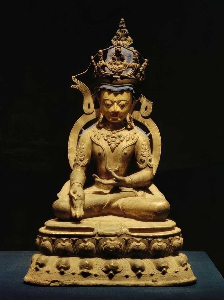 Tathagata Ratnasambhava - Skulptur ، 1300 n. Chr. بواسطة غير معروف