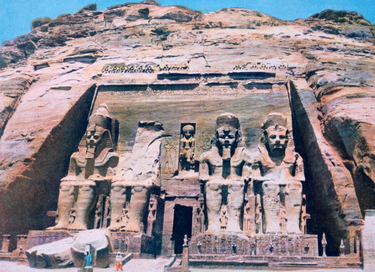 معبد أبو سمبل ، مصر ، القرن العشرون بواسطة غير معروف