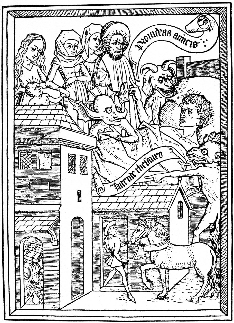 إغراء ل Avarice ، c1465 1964. بواسطة غير معروف
