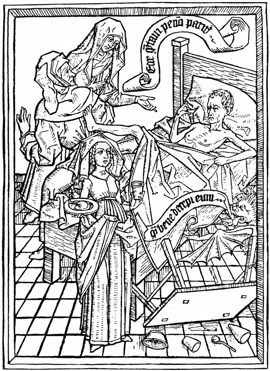 إغراء نفاد الصبر ، c1465 1964. بواسطة غير معروف