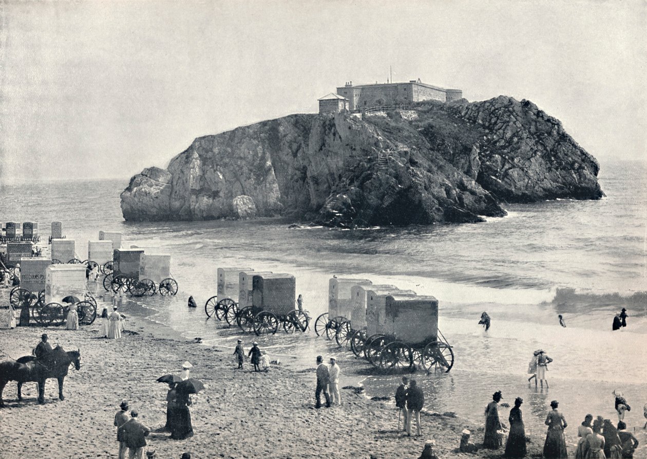 تينبي - صخرة وحصن سانت كاترين ، 1895 بواسطة غير معروف
