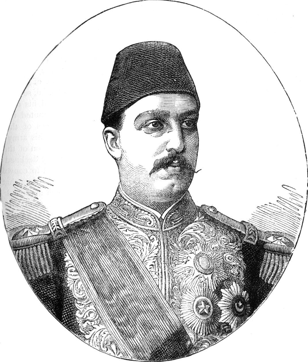 توفيق ، خديوي مصر ، c1882 بواسطة غير معروف