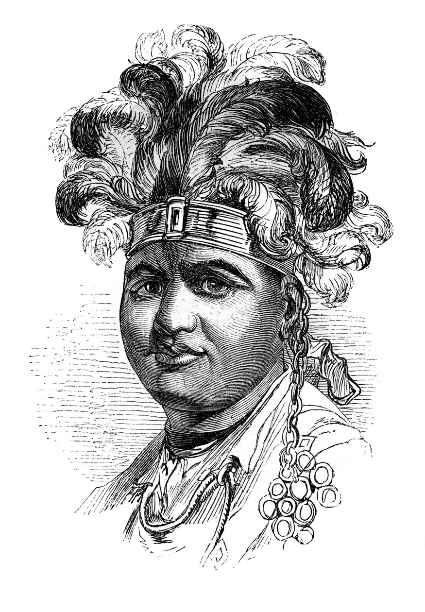 Thayendaneega ، رئيس الموهوك ، 1848 بواسطة غير معروف