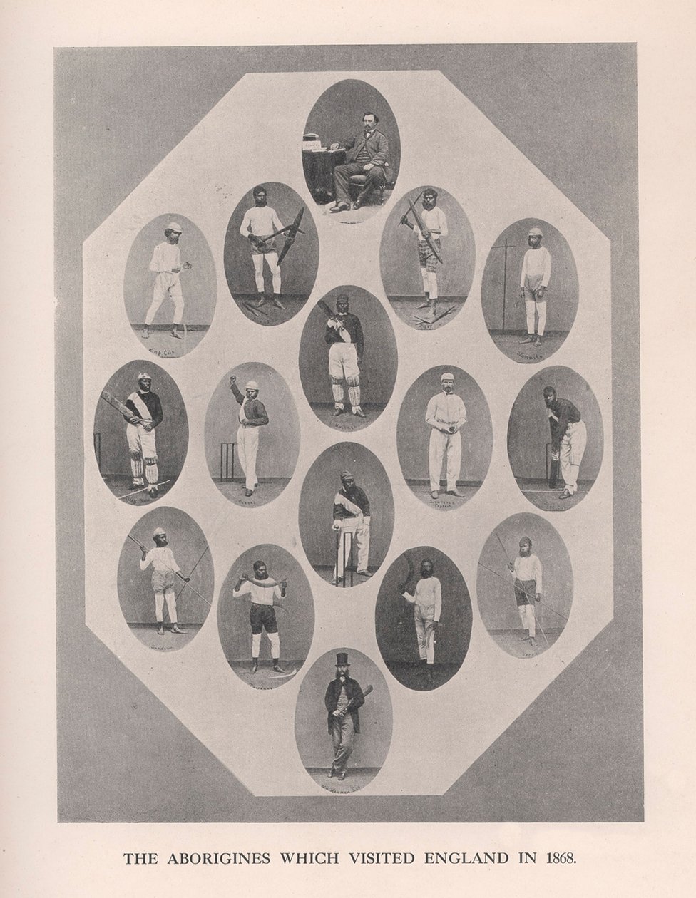 السكان الأصليين الذين زاروا إنجلترا عام 1868 ، 1912. بواسطة غير معروف