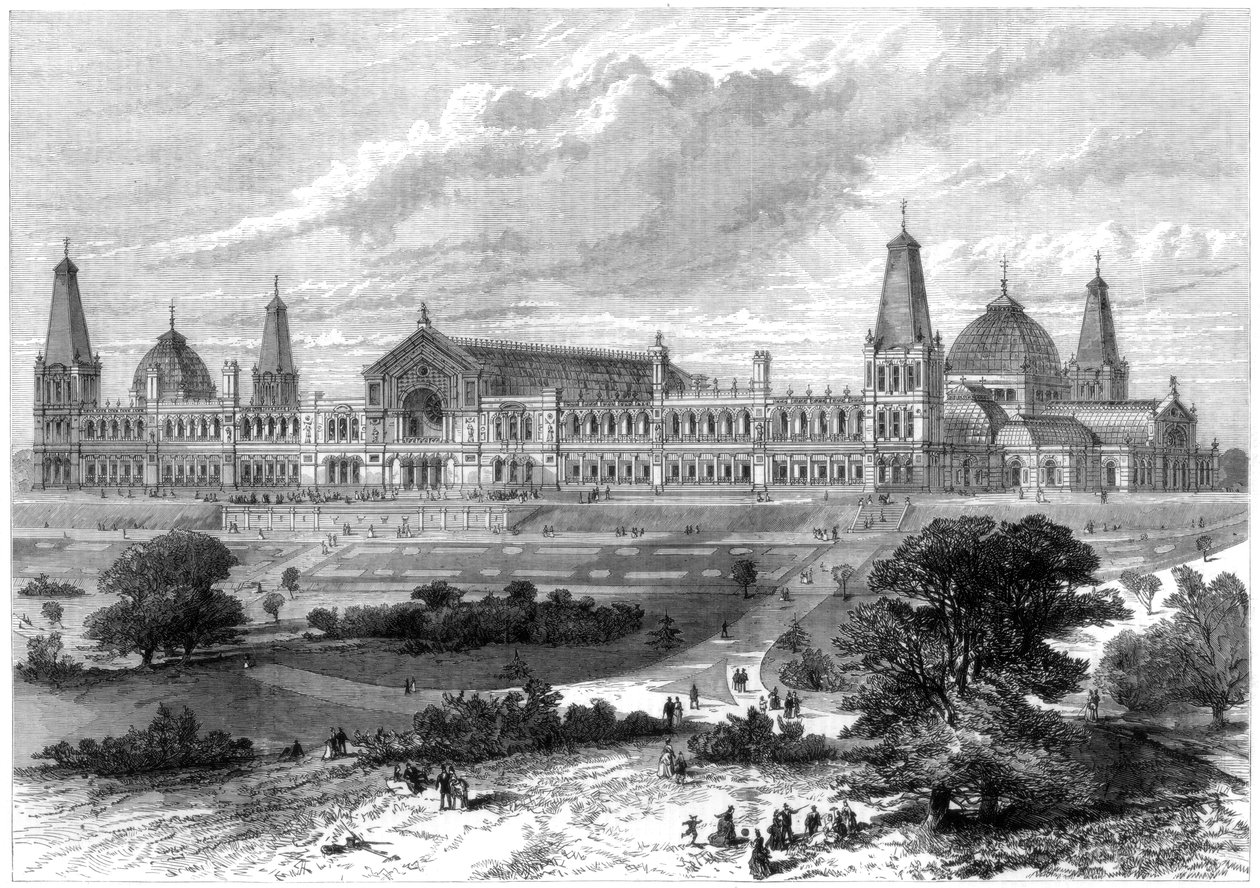 قصر الكسندرا ، موسويل هيل ، لندن ، 1875 بواسطة غير معروف
