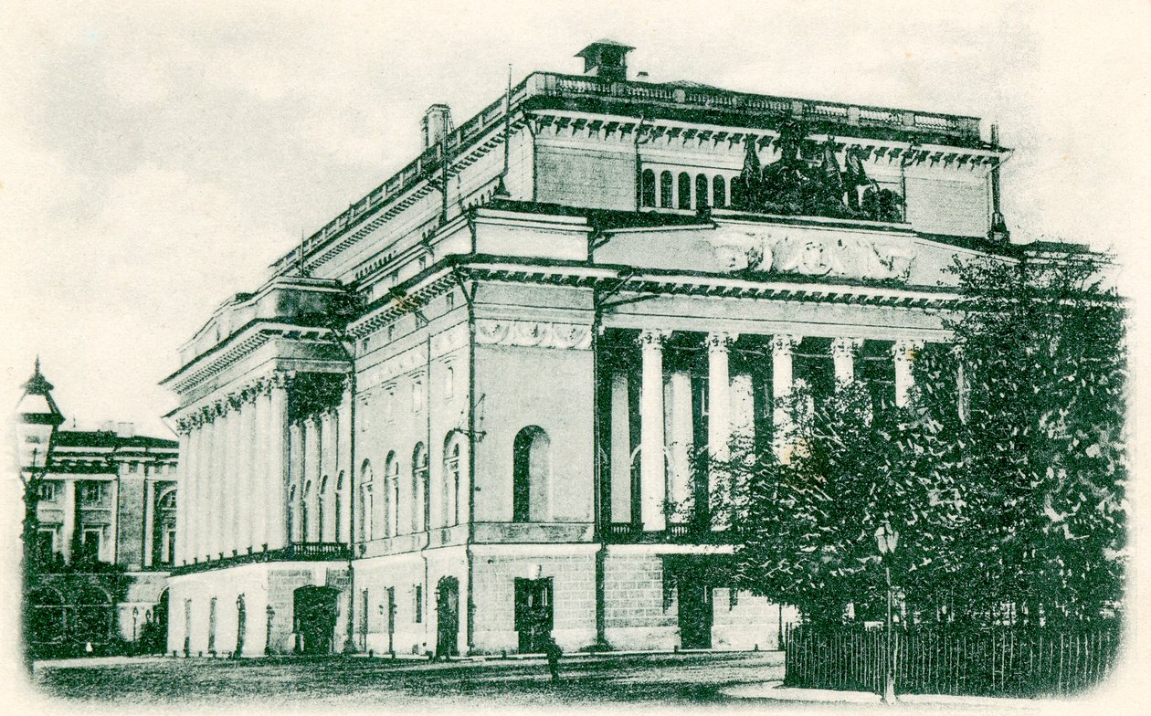 مسرح الكسندرينسكي ، سانت بطرسبرغ ، روسيا ، 1890 بواسطة غير معروف