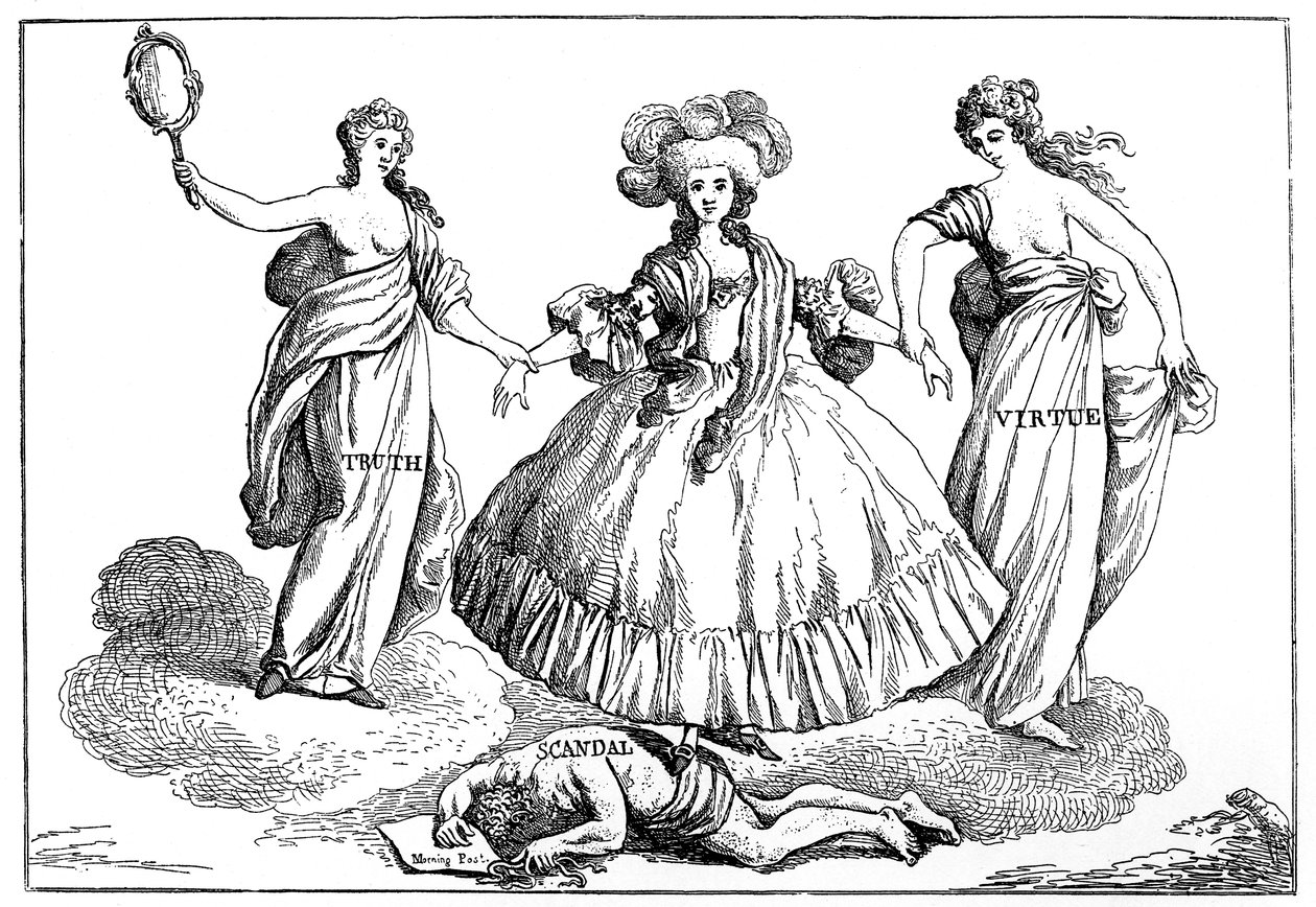 تأليه دوقة ديفونشاير ، 1784 بواسطة غير معروف