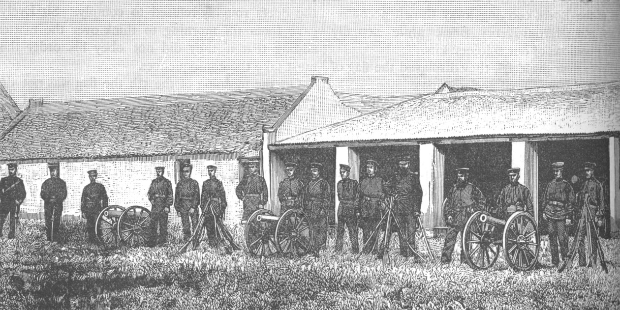 مدفعية جمهورية جنوب أفريقيا ، c1880s بواسطة غير معروف