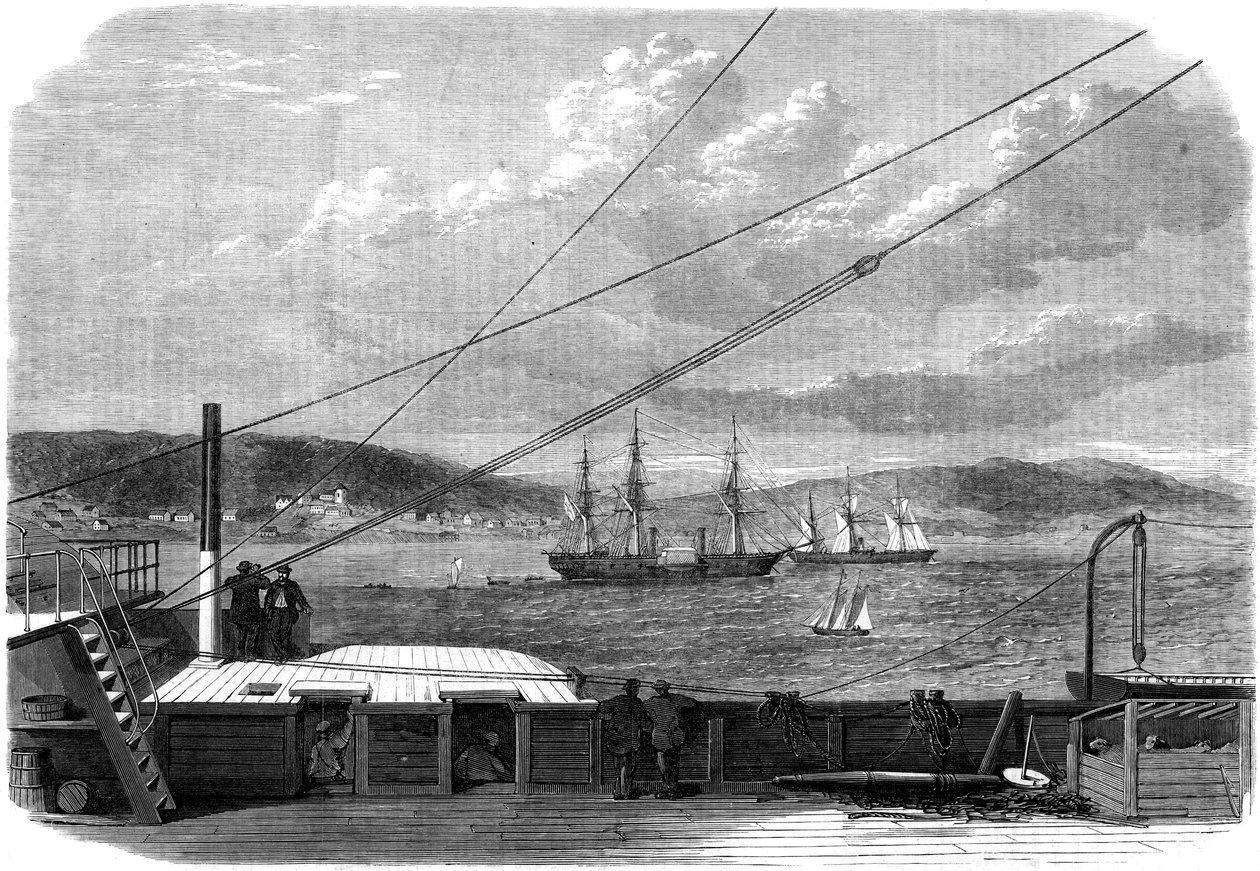 بعثة التلغراف الأطلسية ، خليج المحتوى ، نيوفاوندلاند ، 1866 بواسطة غير معروف