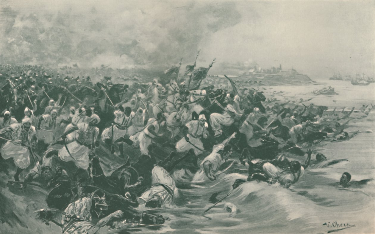 معركة أبو قير ، 1799 ، 1896. بواسطة غير معروف
