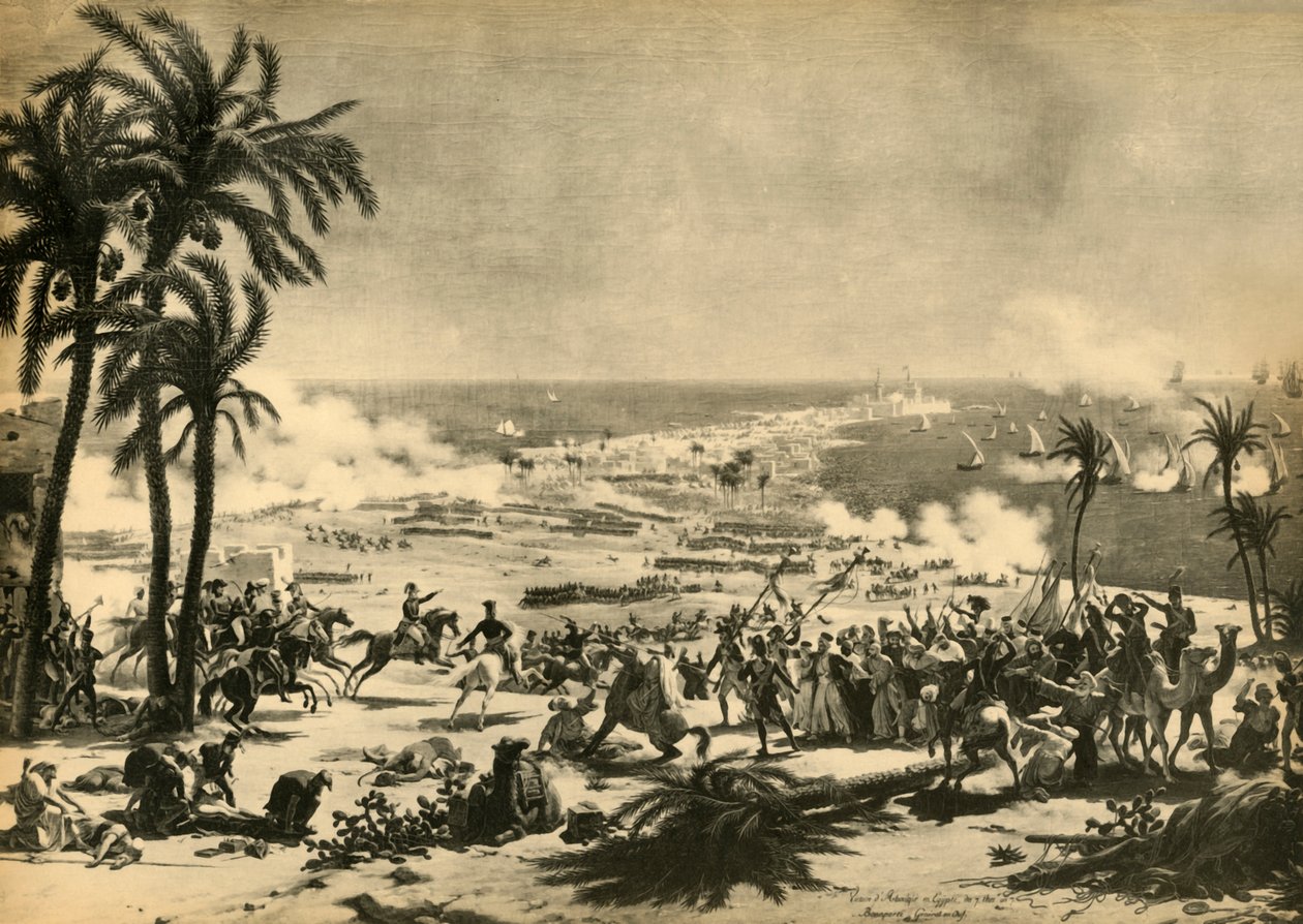 معركة أبو قير ، 25 يوليو 1799 ، 1921. بواسطة غير معروف