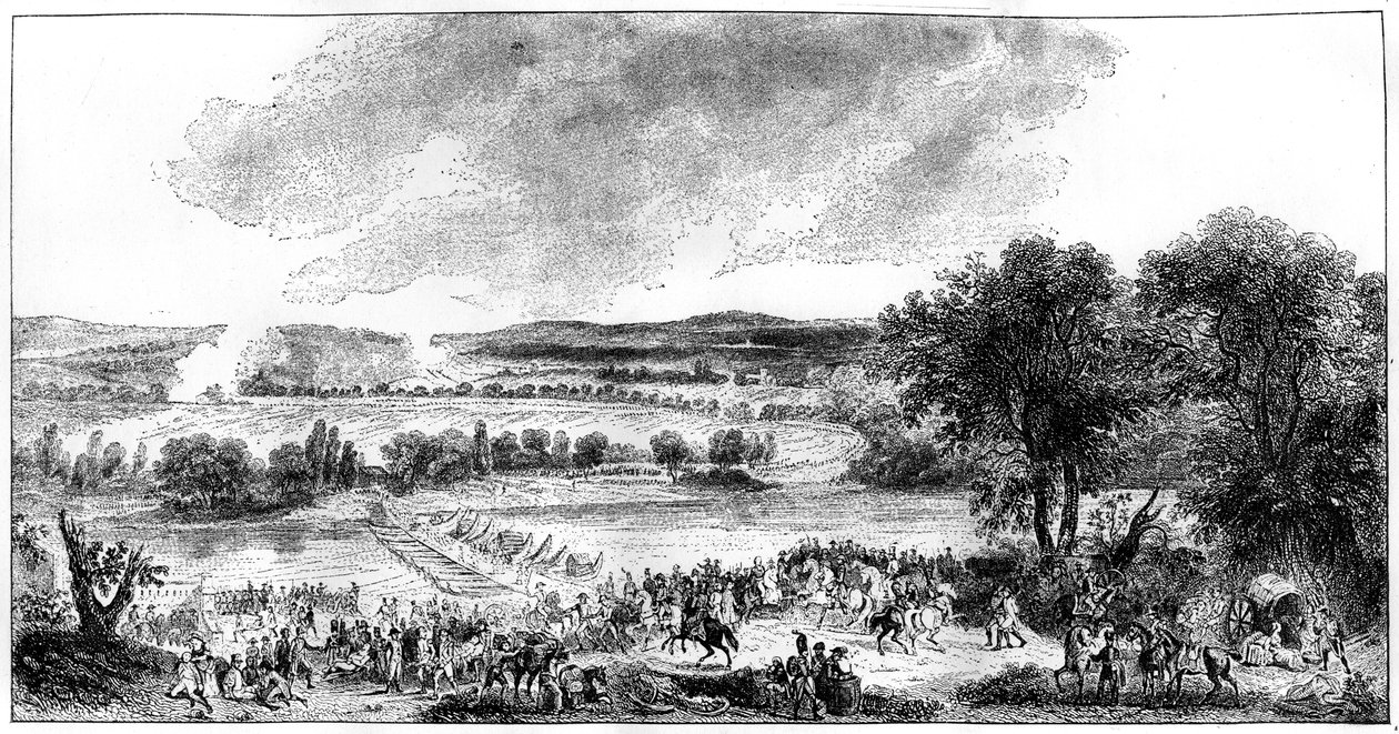 معركة أركول ، إيطاليا ، من 15 إلى 17 نوفمبر 1796 1882-1884 بواسطة غير معروف