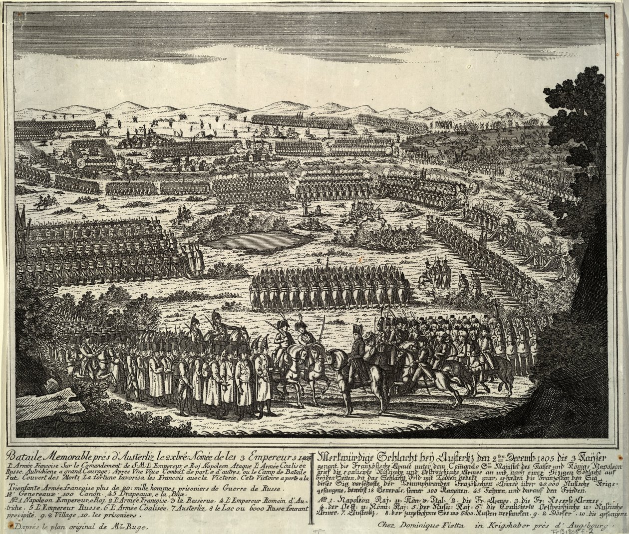 معركة أوسترليتز في 2 ديسمبر 1805 ، 1805 بواسطة غير معروف
