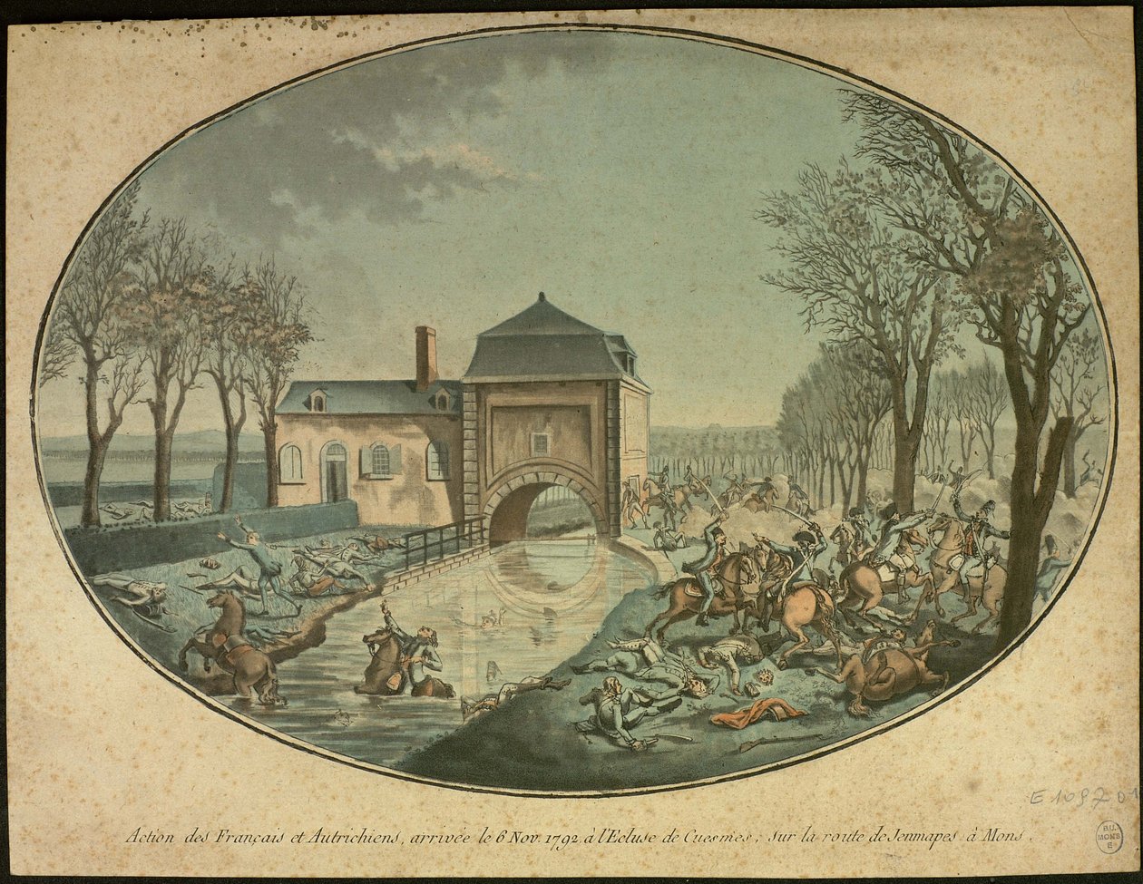 معركة Jemappes ، ج. 1793. بواسطة غير معروف