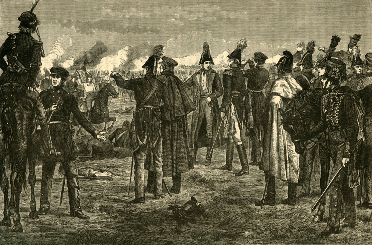 معركة لايبزيغ ، 1813 ، 1890. بواسطة غير معروف