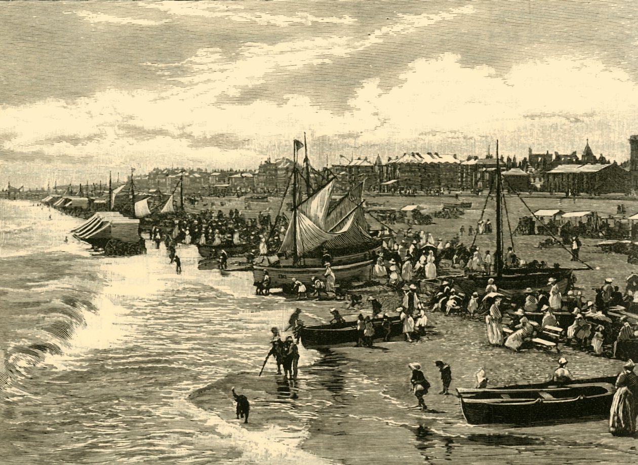 الشاطئ ، يارموث ، 1898. بواسطة غير معروف