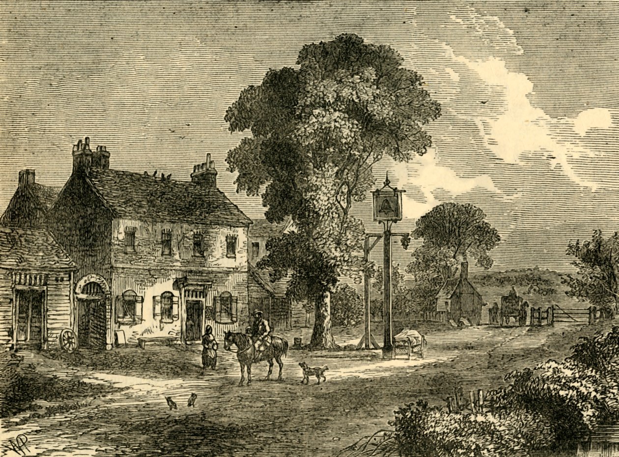 نزل بيل ، كيلبورن ، 1750 ، c1876. بواسطة غير معروف