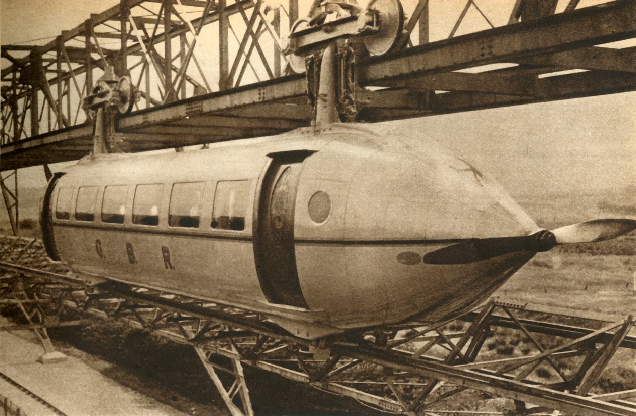 The Bennie Railplane ، 1930 ، 1933. بواسطة غير معروف