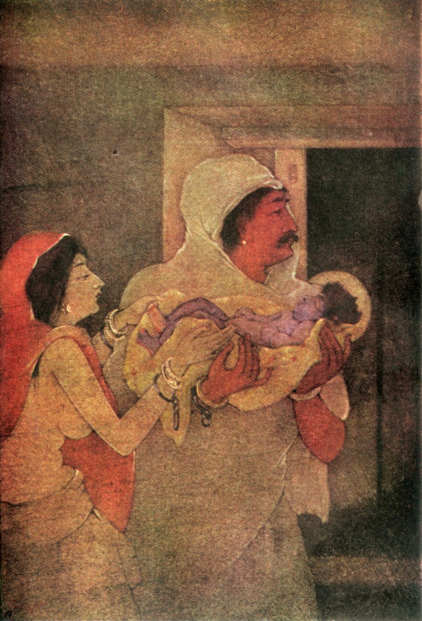 ولادة كريشنا ، 1920. بواسطة غير معروف