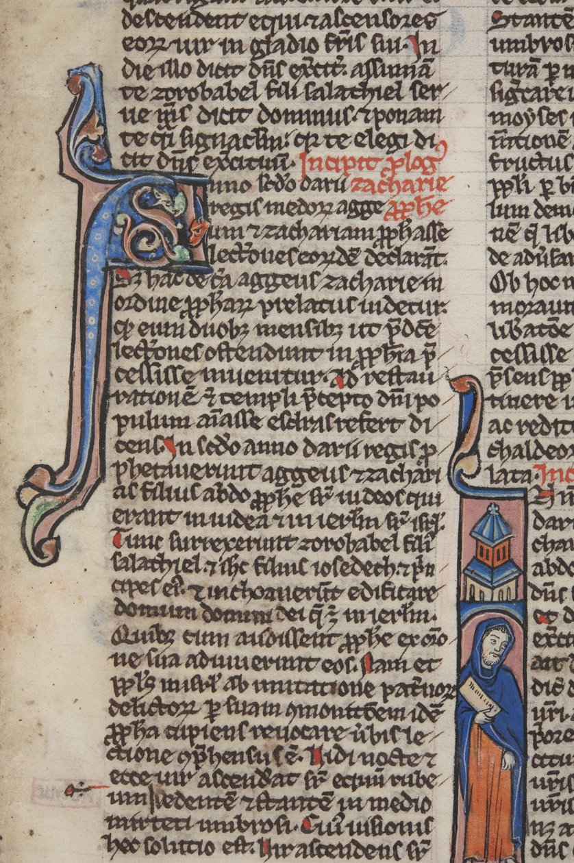 The Book of Zechariah (ink on vellum) بواسطة غير معروف