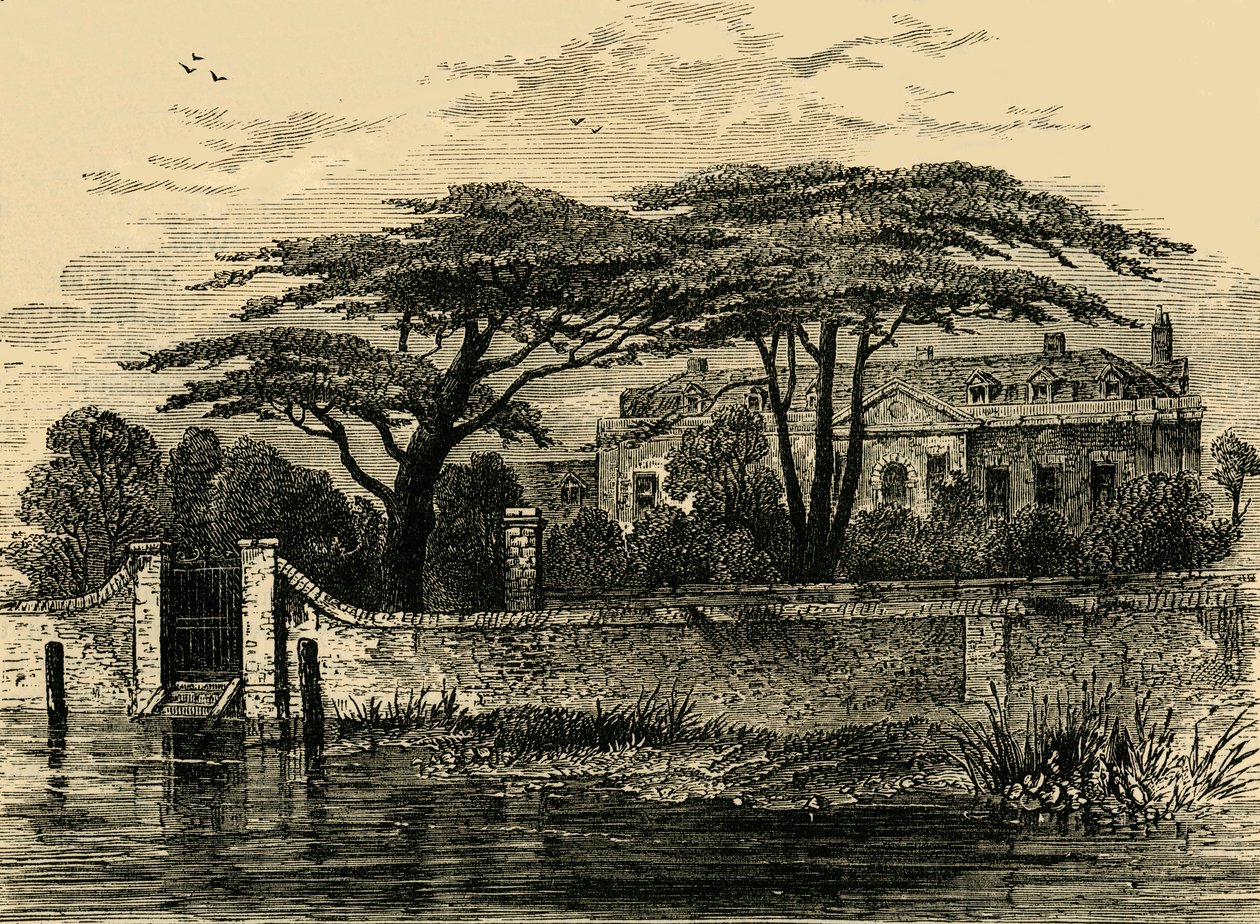 الحدائق النباتية ، تشيلسي ، 1790 ، c1876. بواسطة غير معروف