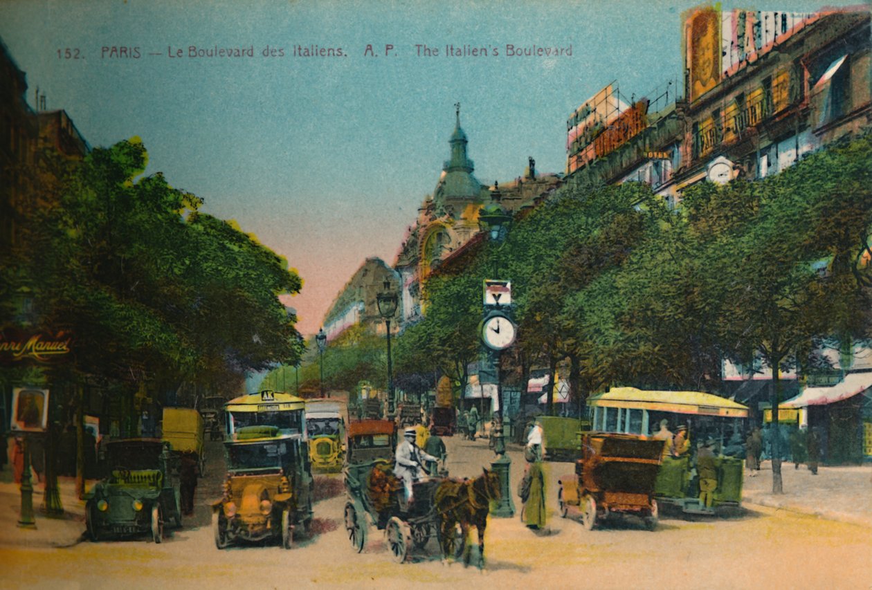 بوليفارد دي إيتاليان ، باريس ، c1920 بواسطة غير معروف
