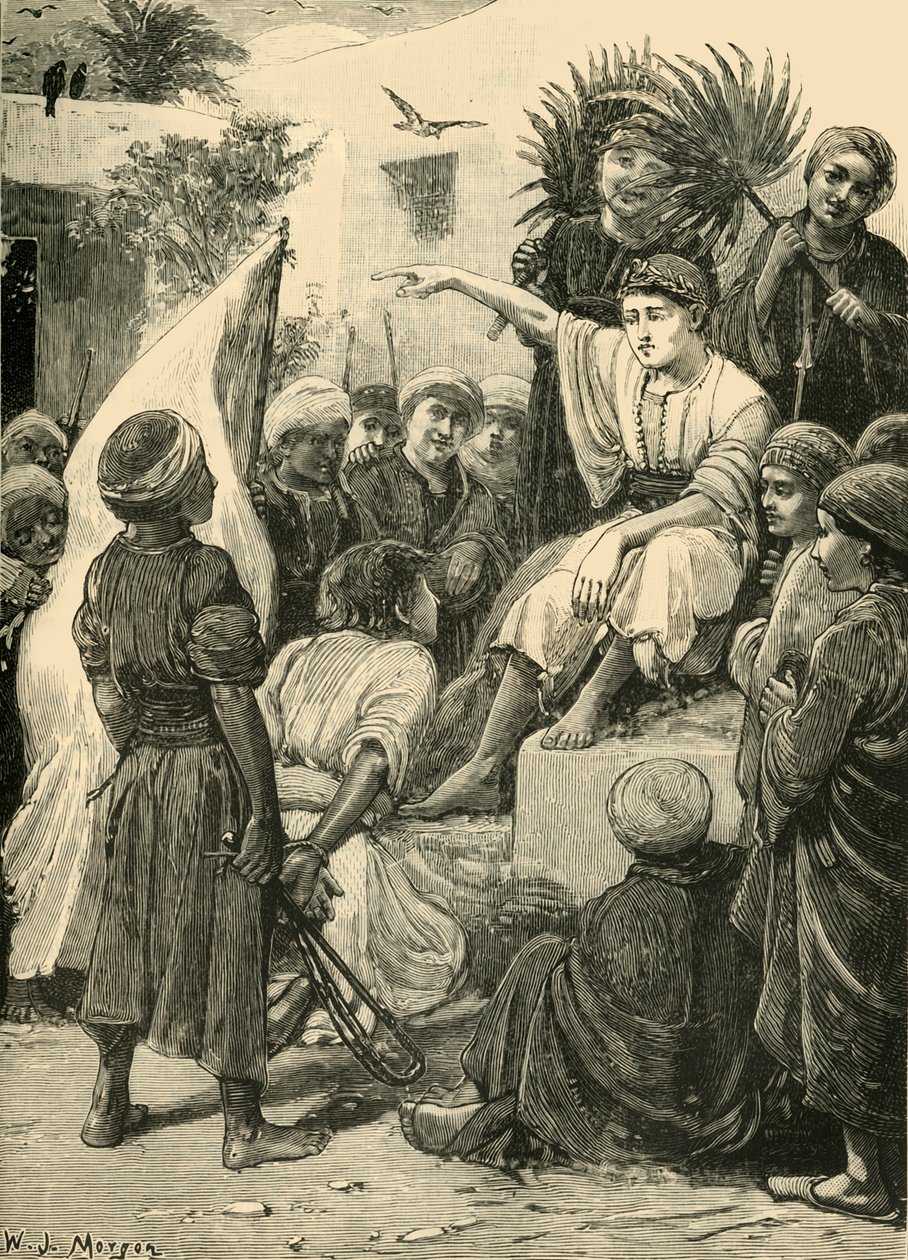 الولد سايروس يلعب دور الملك ، 1890. بواسطة غير معروف