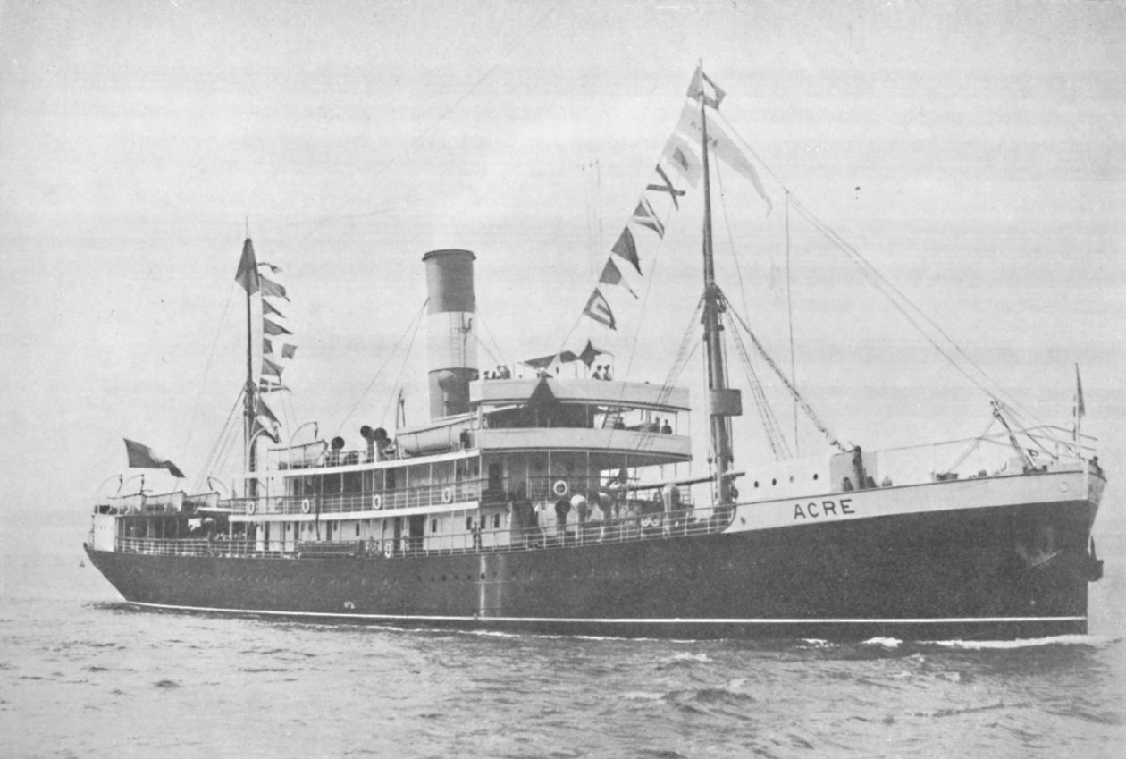 البرازيلي لويد SS عكا ، 1914 بواسطة غير معروف