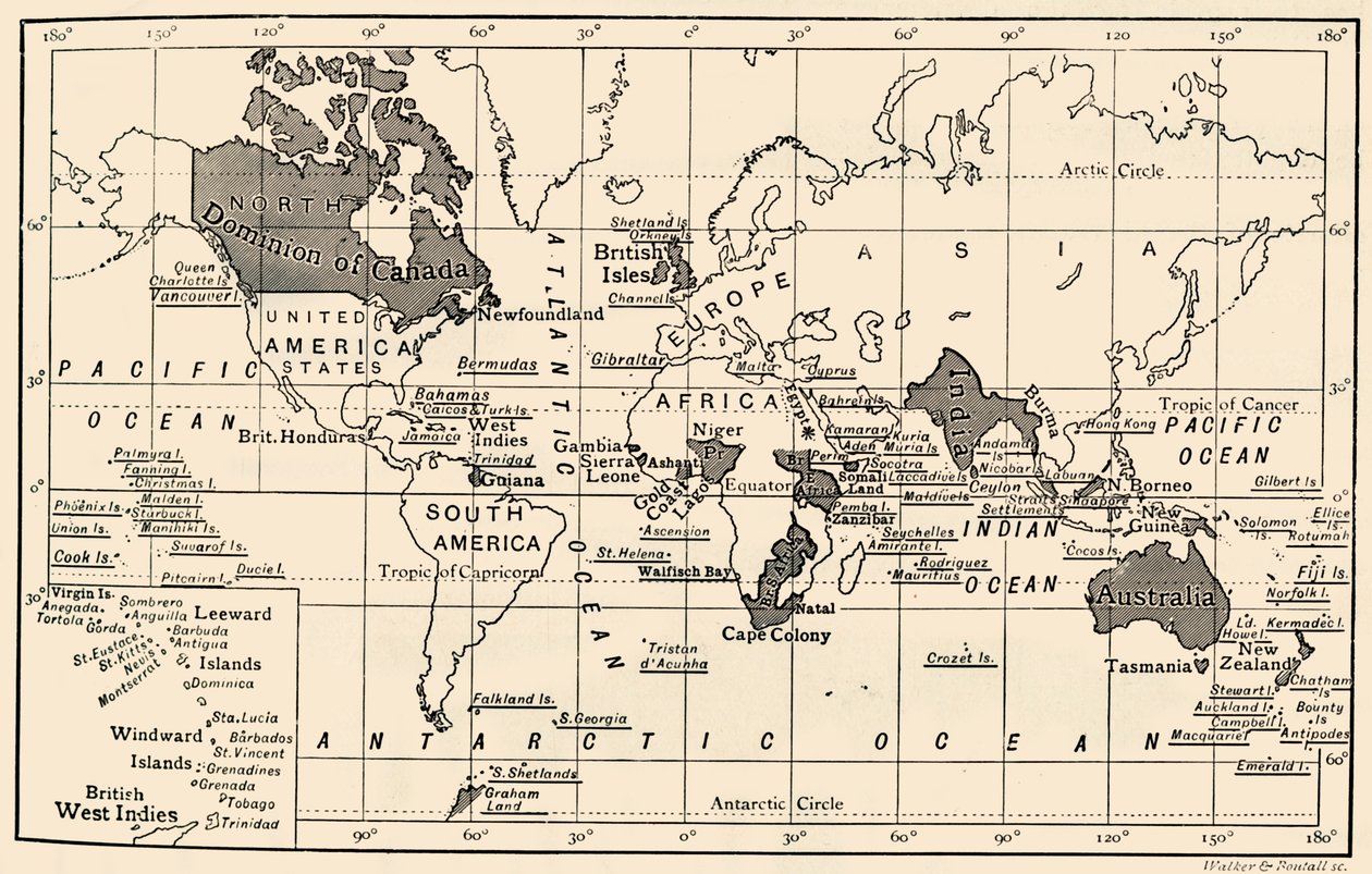 الإمبراطورية البريطانية ، 1897 بواسطة غير معروف