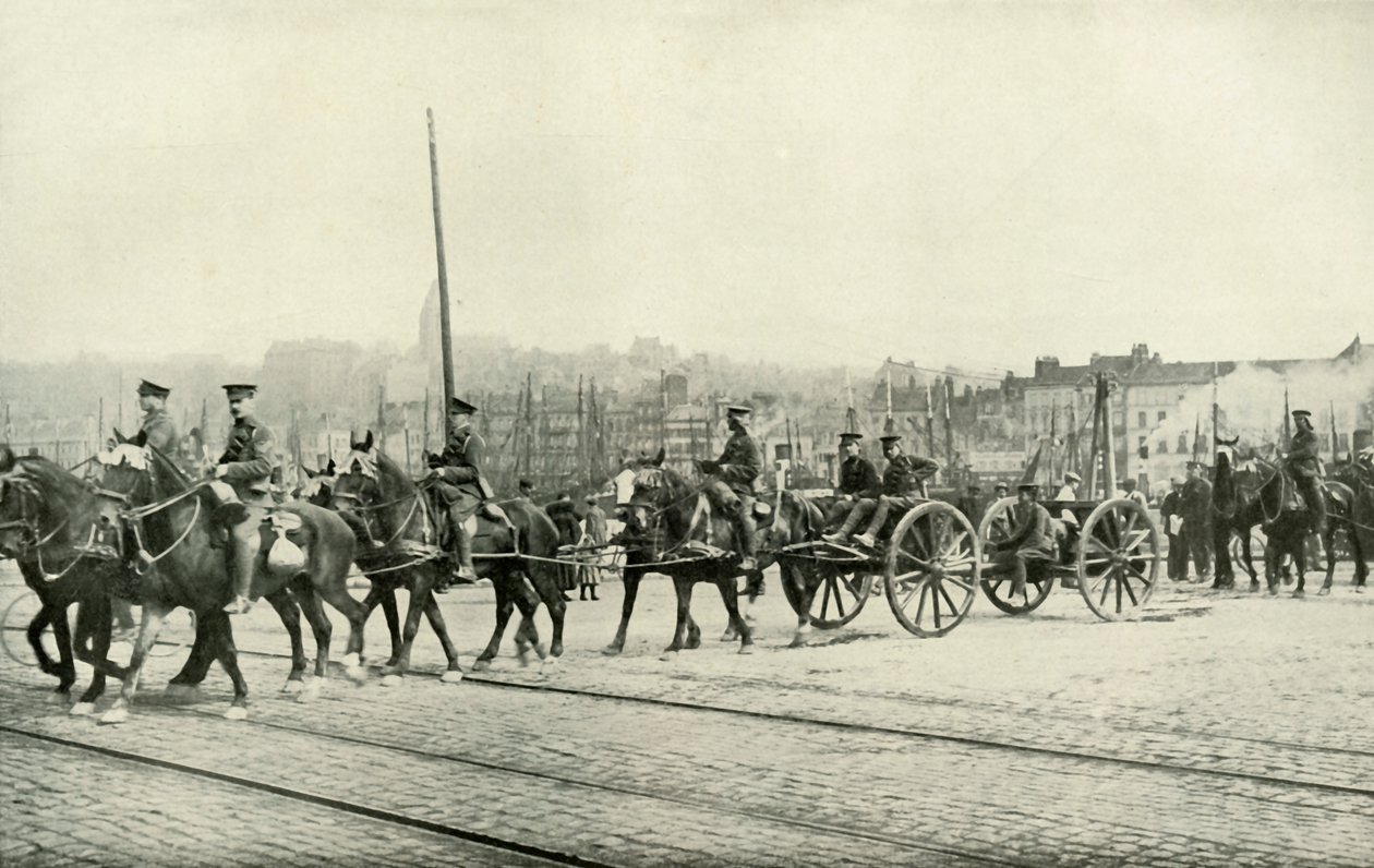القوة الاستطلاعية البريطانية في بولون ، 1919. بواسطة غير معروف