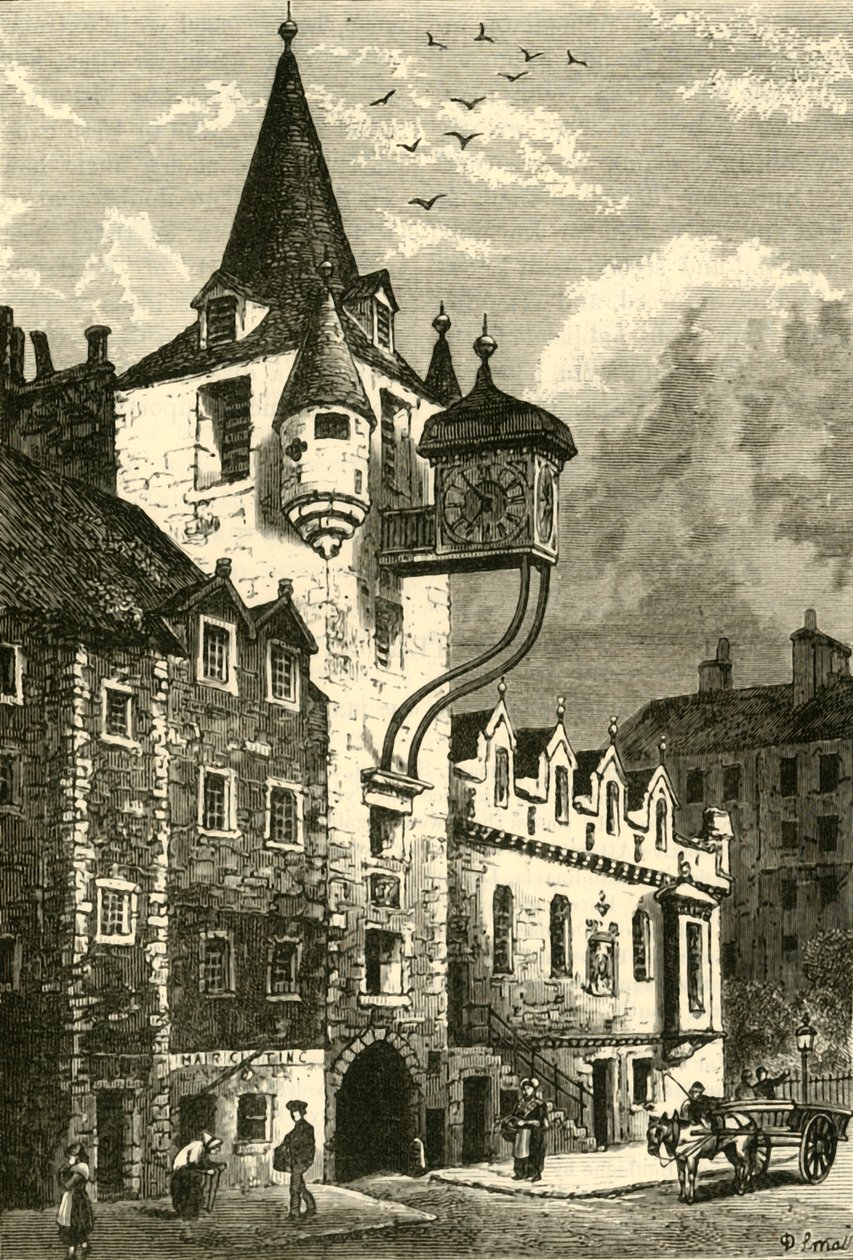 The Canongate Tolbooth ، إدنبرة ، 1890. بواسطة غير معروف