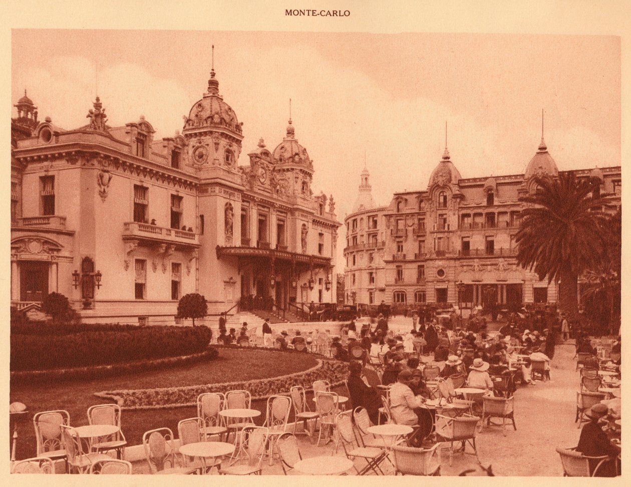 الكازينو وفندق باريس ، مونت كارلو ، 1930. بواسطة غير معروف