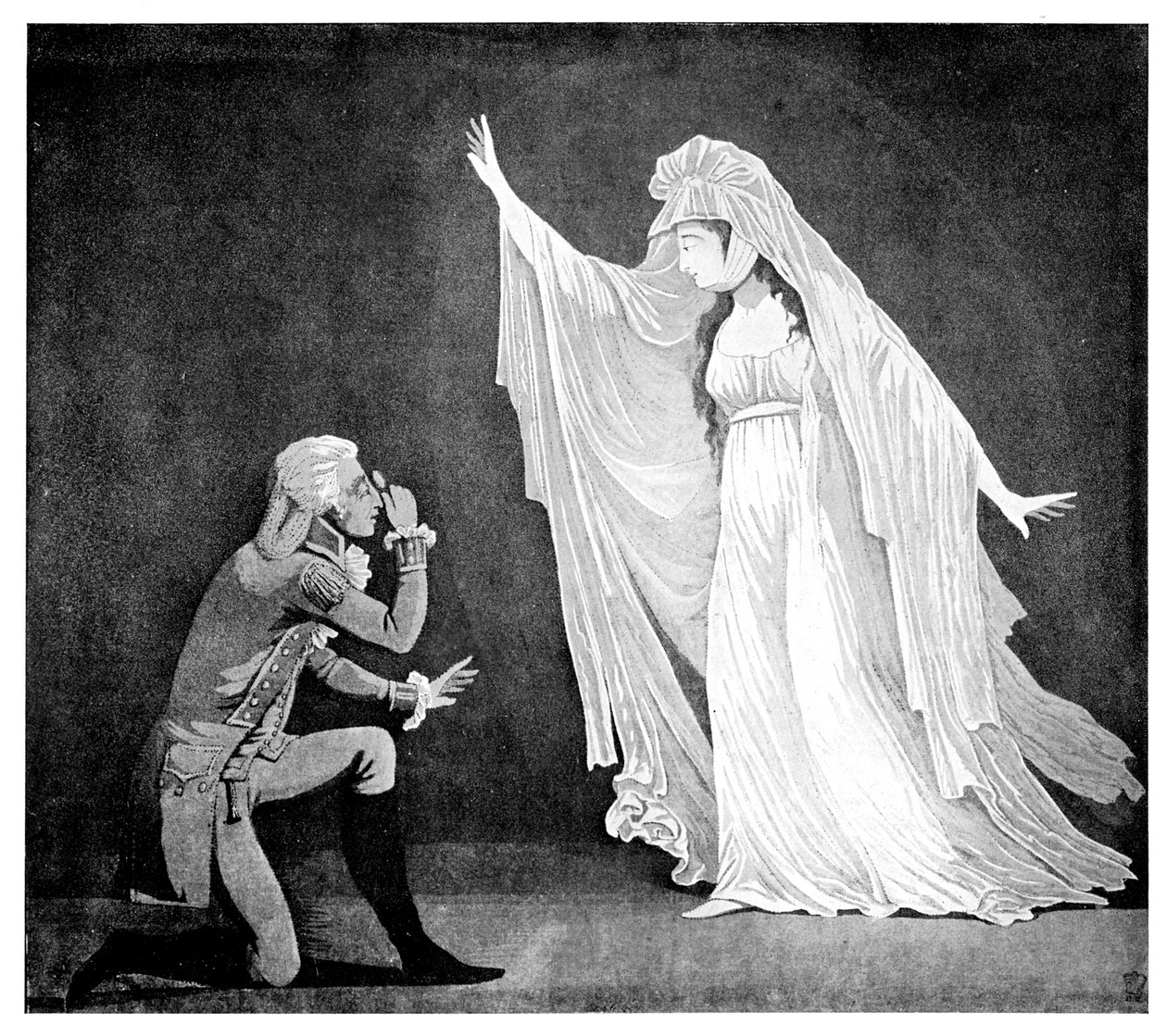 The Castle Spectre ومعجبها الأكبر ، 1793 بواسطة غير معروف