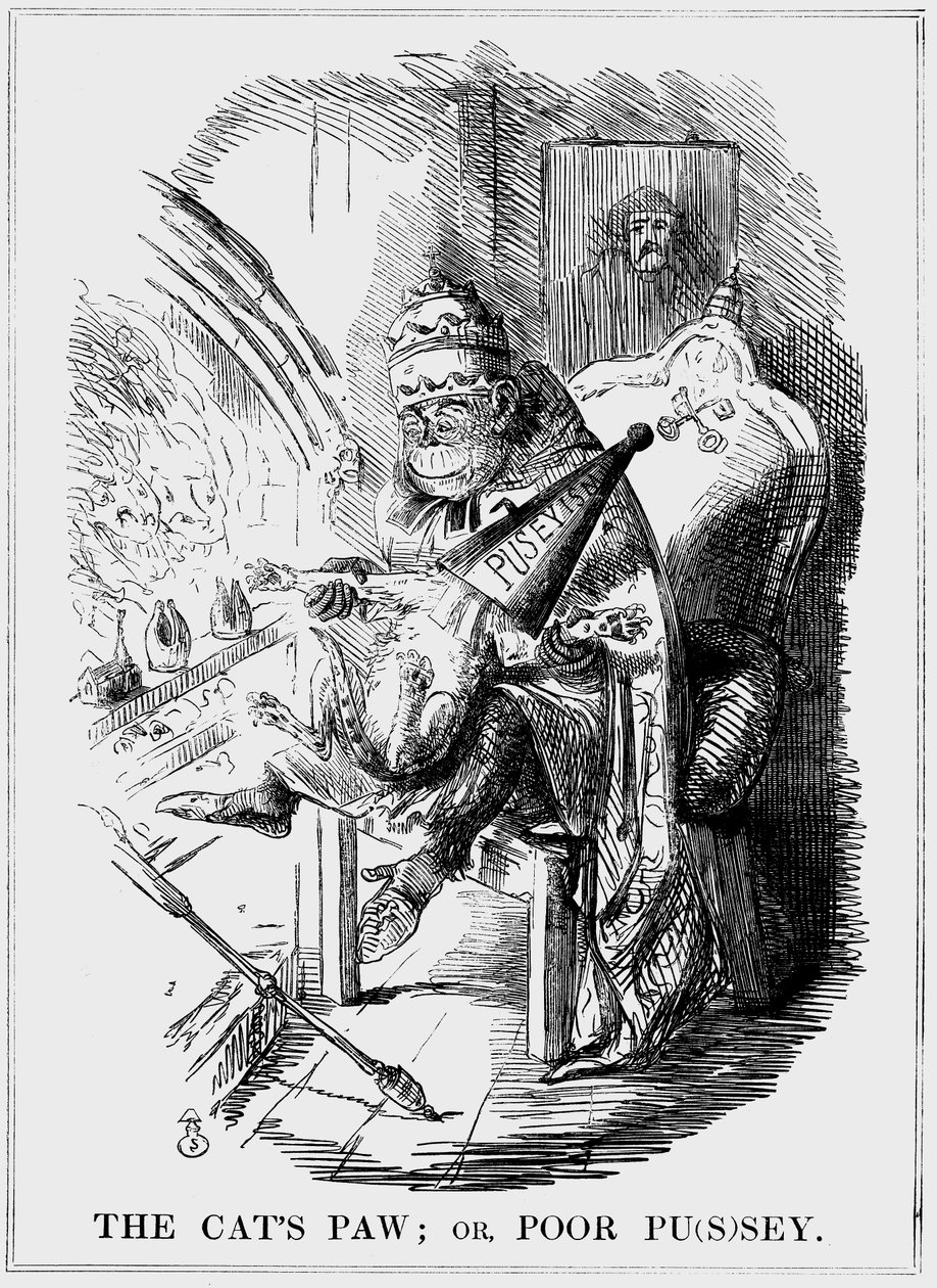 The Cats Paw: أو Poor Pussey ، 1850 بواسطة غير معروف