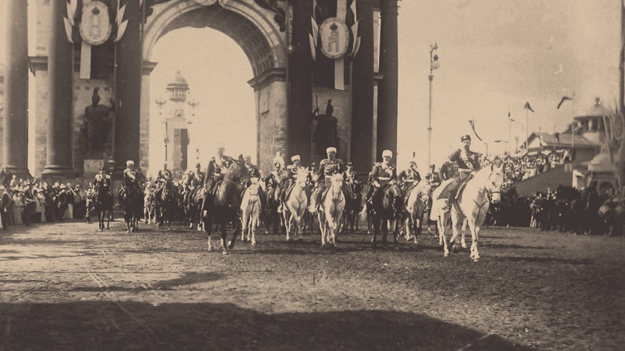 الدخول الاحتفالي لنيكولاس الثاني في موسكو في 9 مايو 1896 ، 1896 بواسطة غير معروف