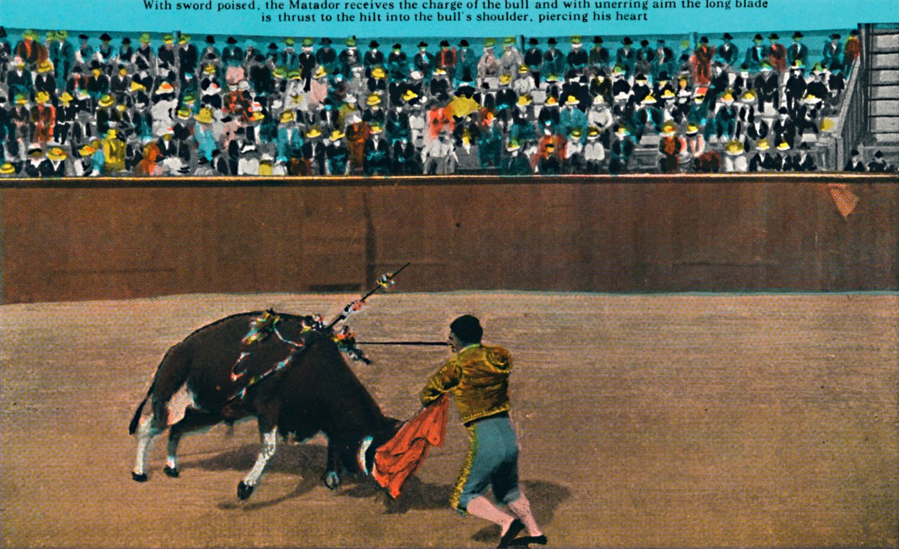 تحدي ماتادور ، بلازا دي توروس ، c1939 بواسطة غير معروف