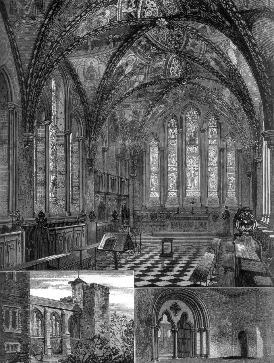 مصلى قصر لامبيث ، لندن ، 1887 بواسطة غير معروف