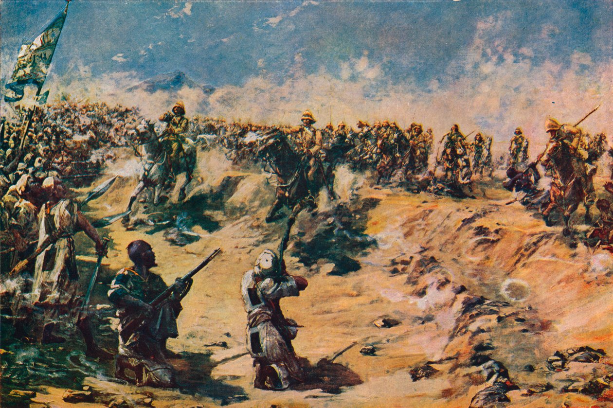 تهمة 21 لانسر في أم درمان ، 1898 1906 بواسطة غير معروف