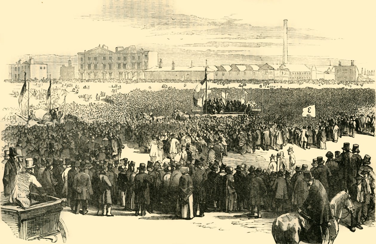 اجتماع الرسوم البيانية على كينينجتون المشتركة ، 1848 ، c1878. بواسطة غير معروف
