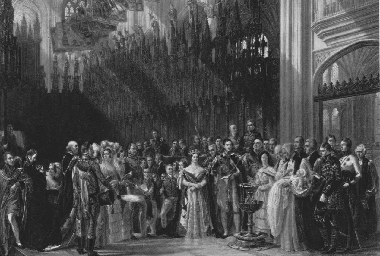 تعميد أمير ويلز ، 25 يناير 1842 ، 1901. بواسطة غير معروف