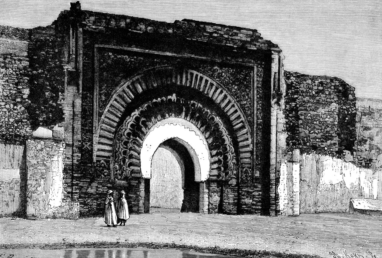 بوابة المسيحيين ، المغرب ، 1895 بواسطة غير معروف
