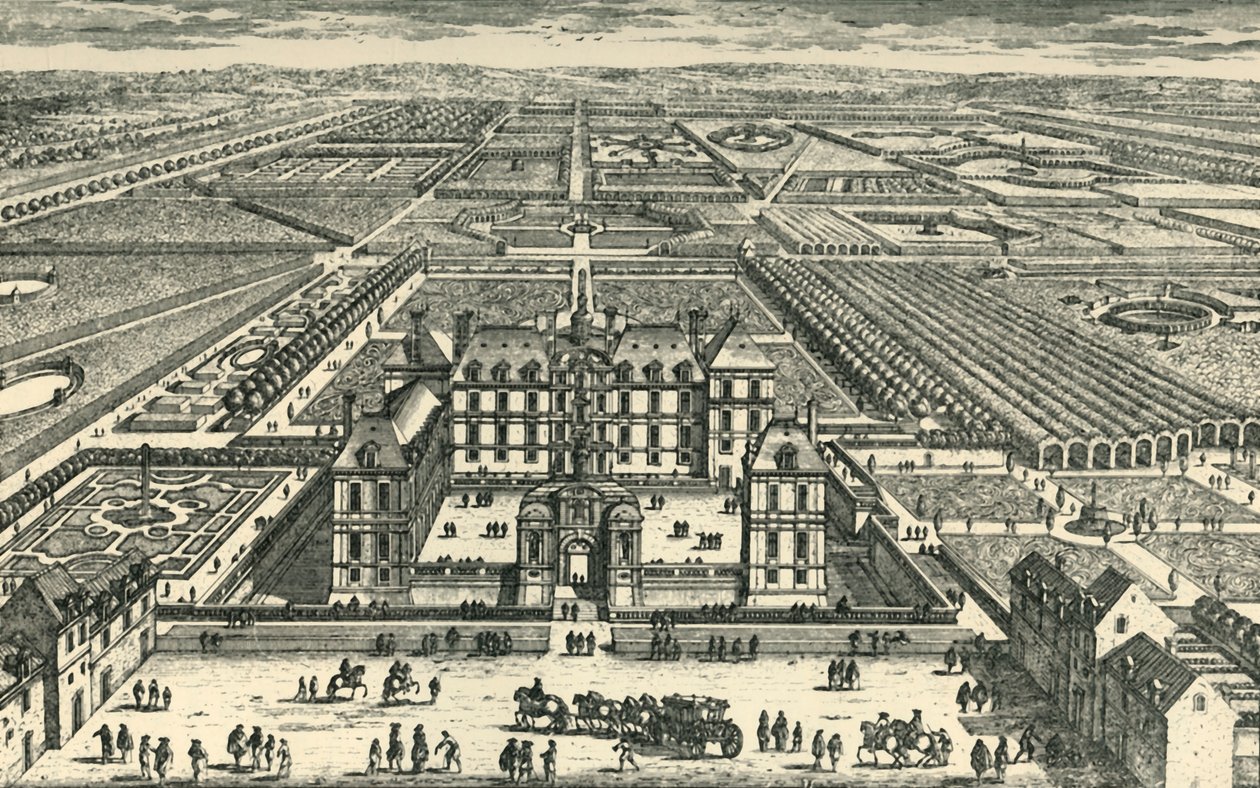 ال Château de la Rochefoucauld ، Liancourt ، Oise ، شمال فرنسا ، c1675 ، 1903. بواسطة غير معروف