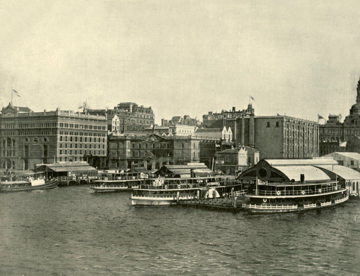 الرصيف الدائري ، سيدني ، 1901. بواسطة غير معروف