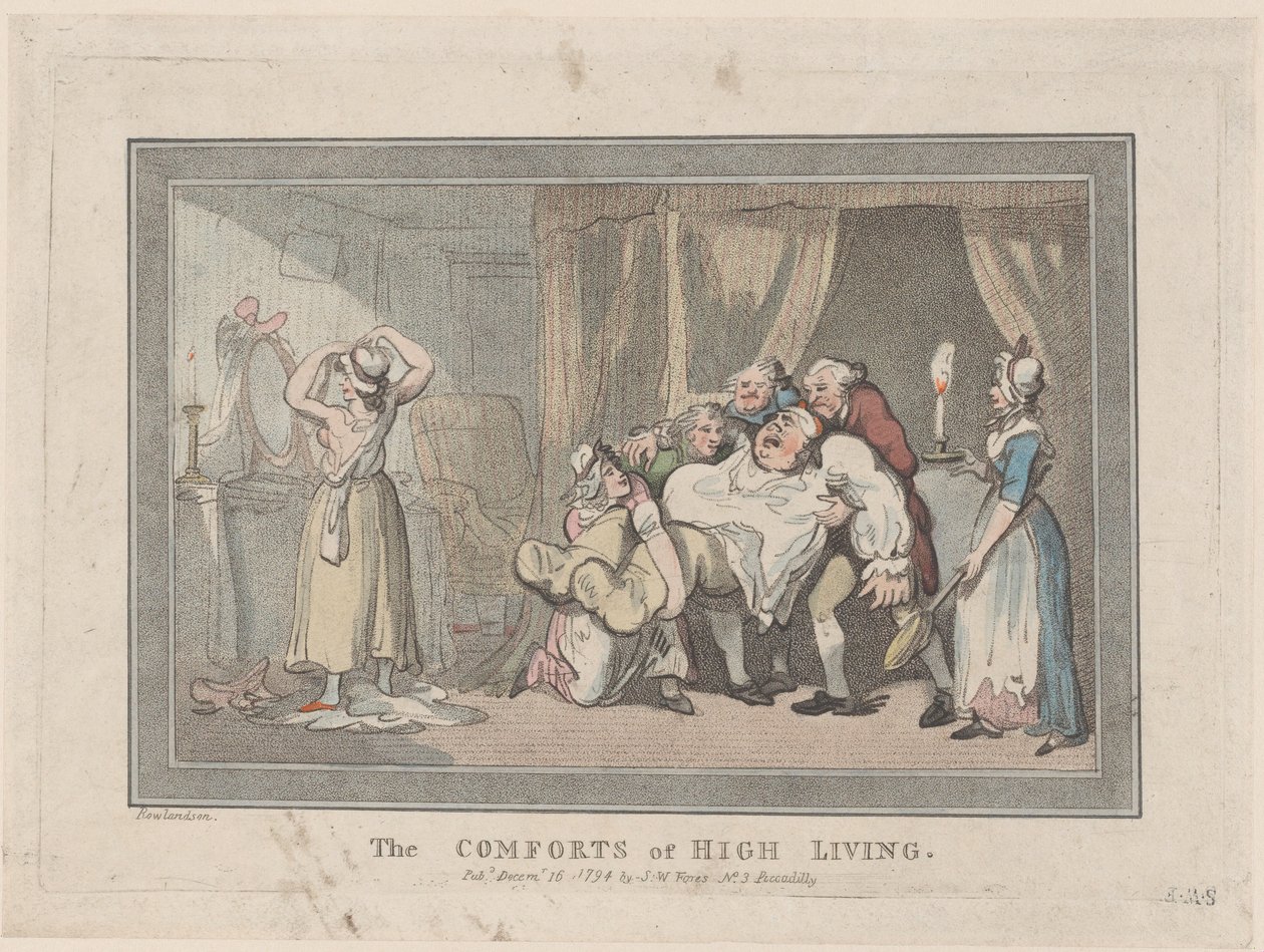 The Comforts of High Living ، 16 ديسمبر 1794 ، 16 ديسمبر 1794. بواسطة غير معروف