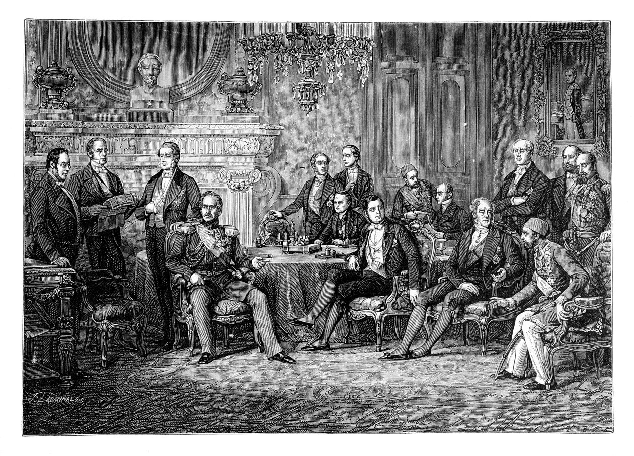 مؤتمر باريس ، 1856 ، 1888 بواسطة غير معروف