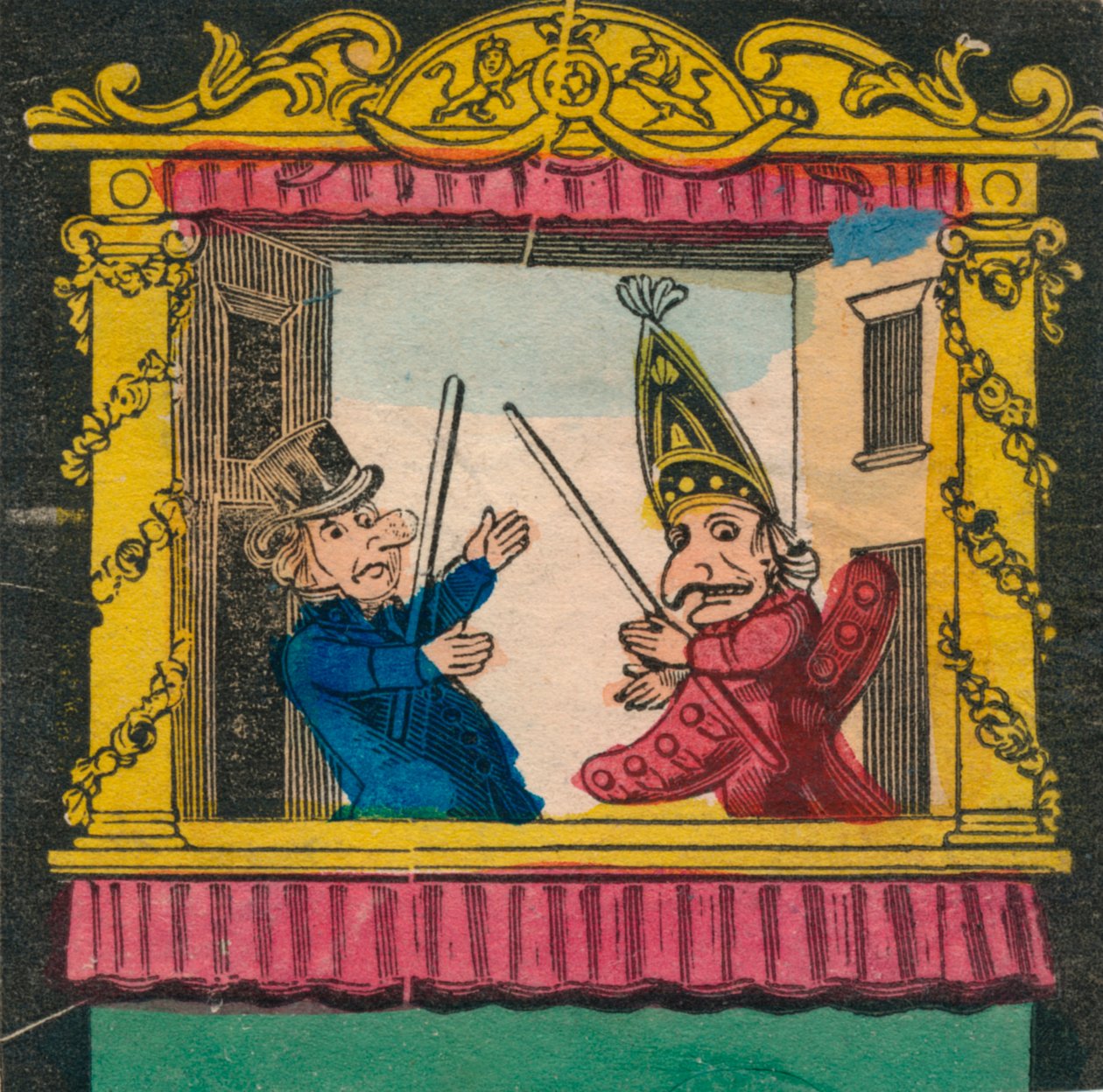 The Constable and Punch ، أواخر القرن الثامن عشر وأوائل القرن التاسع عشر بواسطة غير معروف