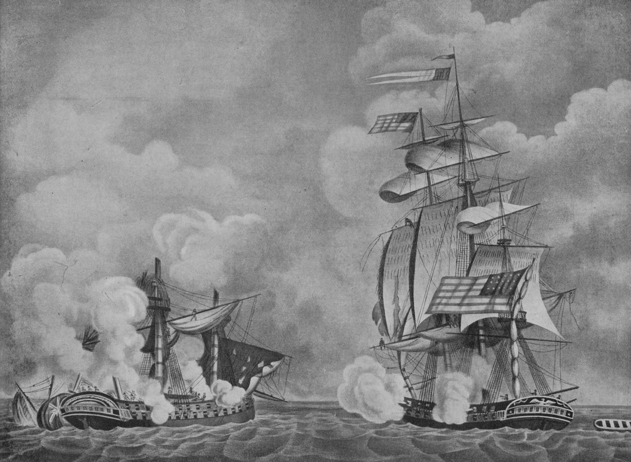 الدستور و Guerriere ، c1813 بواسطة غير معروف
